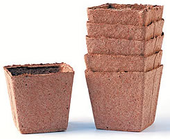 Горшки Торфяные Фаско 80*80  (1/135) квадратные