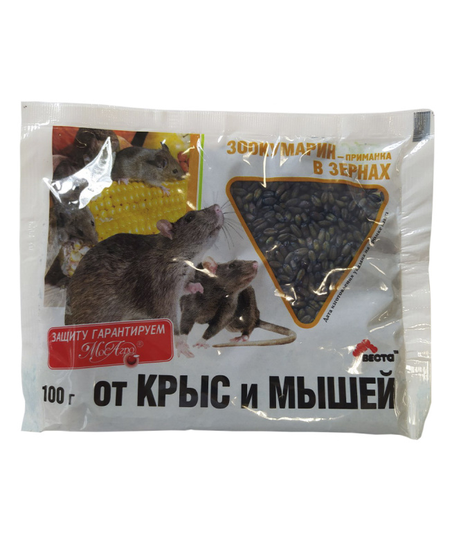 Веста ЗООКУМАРИН зерно 100 гр.