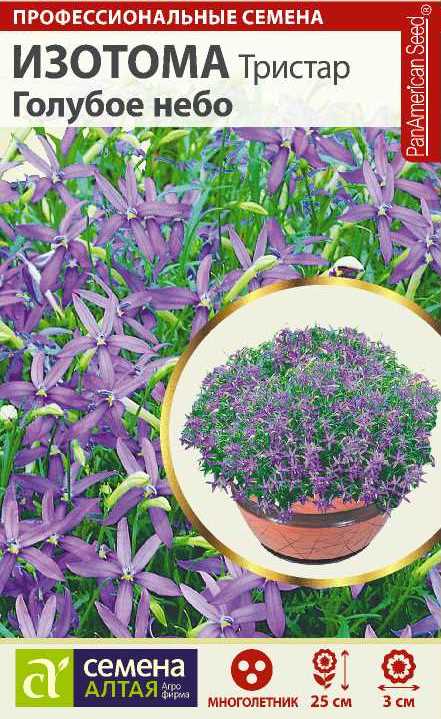 Цветы Изотома Тристар Голубое небо/Сем Алт/цп 5 шт.