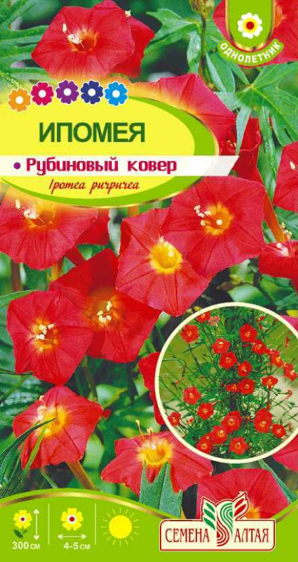Ипомея Рубиновый ковер/Сем Алт/цп 0,3 гр.