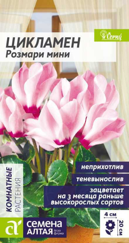 Цикламен Розмари мини/Сем Алт/цп 3 шт.