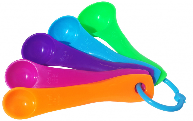 Ложки мерные садовые НАБОР 5 шт. Солнце Сад /SG1902