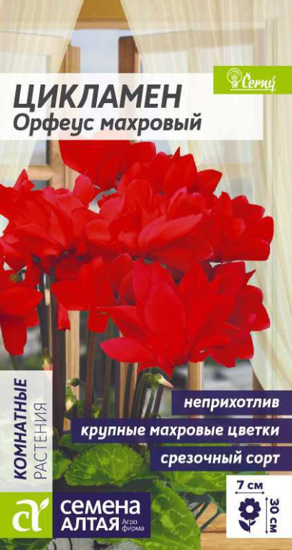 Цикламен Орфеус махровый/Сем Алт/цп 3 шт.