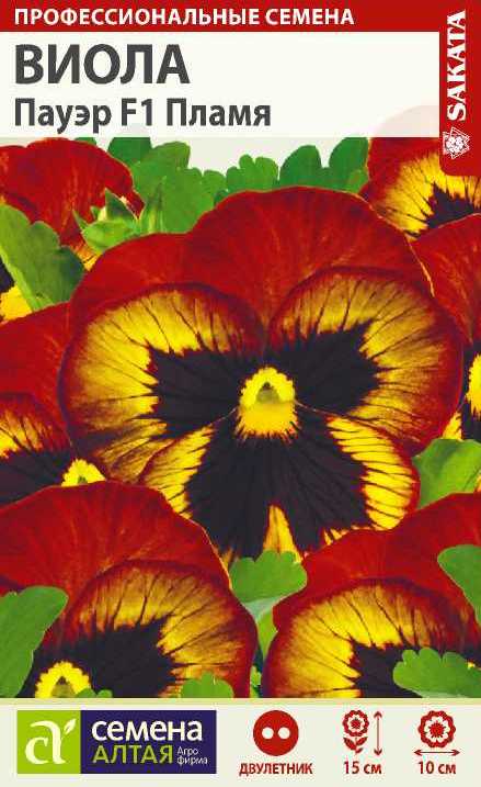 Виола Пауэр F1 Пламя/Сем Алт/цп 5 шт.