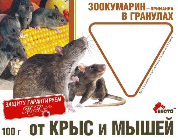 Веста ЗООКУМАРИН гранулы 100 гр.