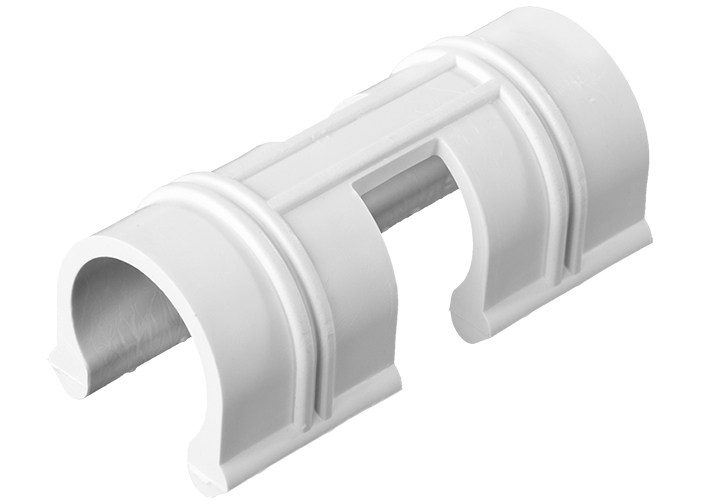 Зажим для парника, d=20мм,  белый, упак=10 шт GRINDA (422317-20)