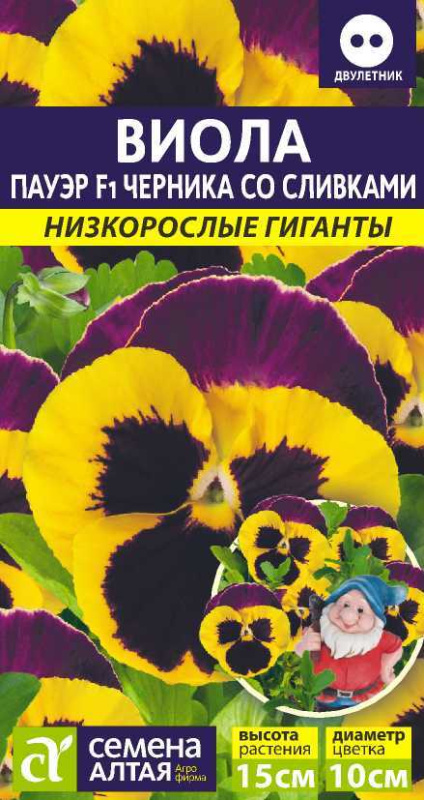 Виола Пауэр F1 Черника со сливками/Сем Алт/цп 5 шт.